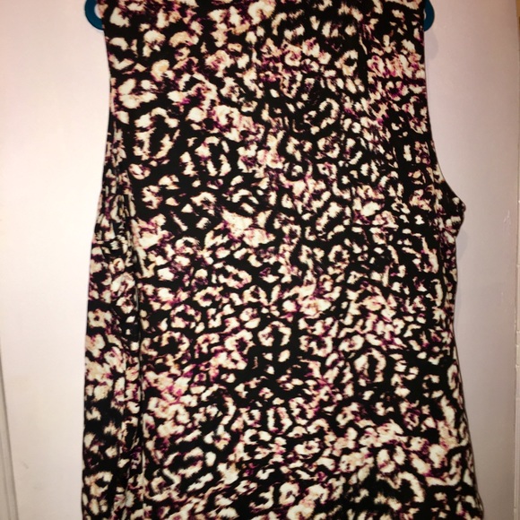 Ava Viv Print Bow Tie Sleeveless Top - Picture 4 of 4